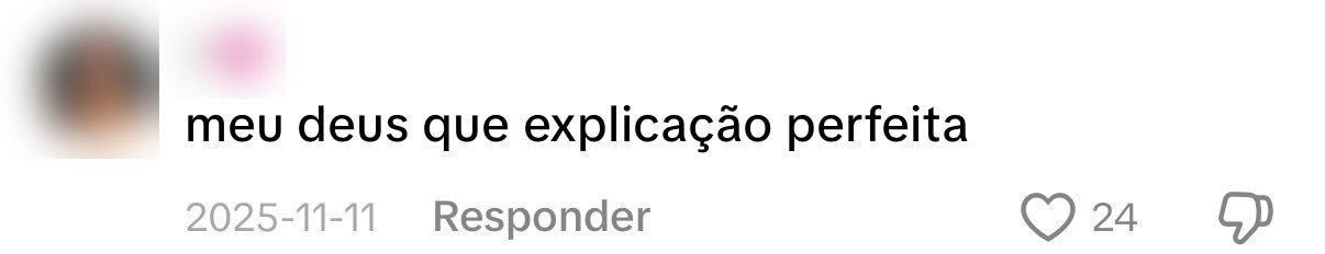 Comentário de aluno sobre o Bio X